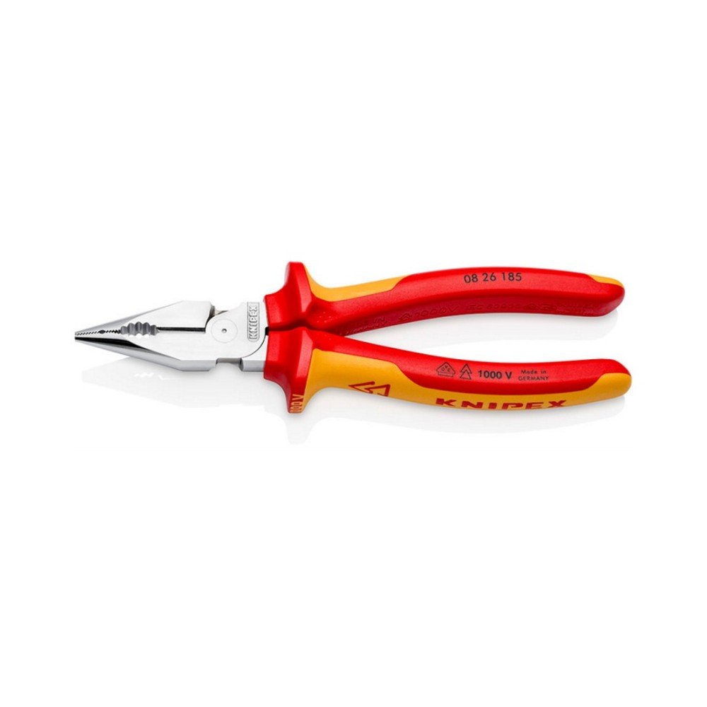 Elektrikų replės siauromis žiaunomis KNIPEX 0826185-Elektrikų replės-Replės-Knipex-irankiai-darbui