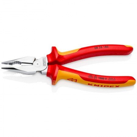 Elektrikų replės siauromis žiaunomis KNIPEX 0826185-Elektrikų replės-Replės-Knipex-irankiai-darbui