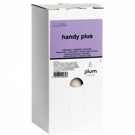 Rankų kremas po darbo PLUM Handy Plus 0,7L-Rankų plovimo ir priežiūros priemonės-Higienos priemonės-Plum-irankiai-darbui