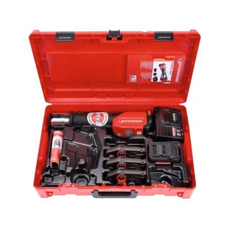 Akumuliatorinis presas ROTHENBERGER Romax 4000 Set M15-22-28mm-Presavimo technika-Santechnikos įrankiai-Rothenberger-irankiai-da