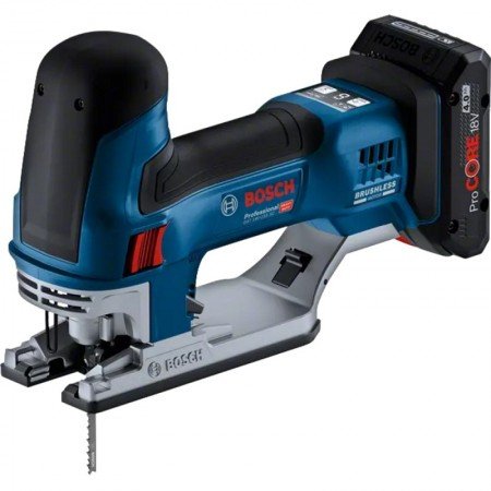Akumuliatorinis siaurapjūklis BOSCH GST 18V-155 SC CT Solo-Akumuliatoriniai pjovimo įrankiai-Akumuliatoriniai įrankiai-Bosch-ira