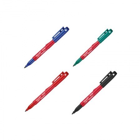 Spalvotų žymeklių rinkinys MILWAUKEE Inkzall, 4vnt.-Žymekliai-Matavimo įrankiai-Milwaukee Accessories-irankiai-darbui
