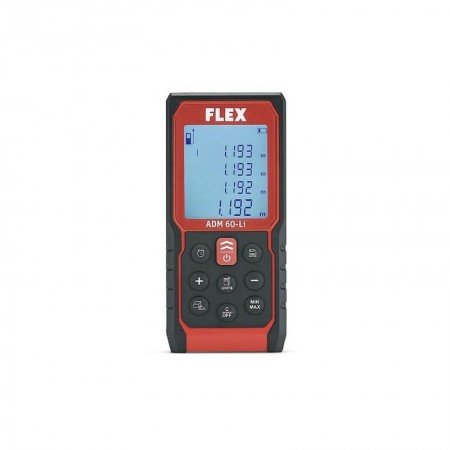 Lazerinis atstumo matuoklis FLEX ADM 60 Li-Lazeriniai atstumo matuokliai-Matavimo įrankiai-FLEX-irankiai-darbui
