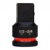 Smūginis adapteris MILWAUKEE 1/2"-3/4"-Galvutės, galvučių rinkiniai-Autoserviso įranga-Milwaukee Accessories-irankiai-darbui