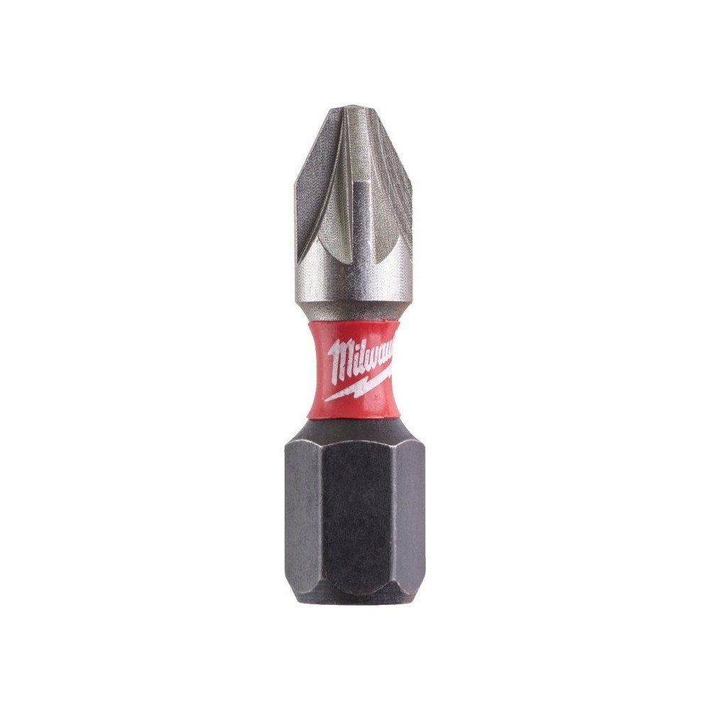 Smūginis sukimo antgalis MILWAUKEE PZ2x25 25 vnt.-Atsuktuvų antgaliai, adapteriai-Suktuvai, gręžtuvai ir veržliasukiai-Milwaukee