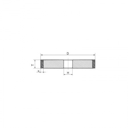Deimantinis galandimo diskas PDT 1A1 150-10-3/32 AC4 BAZIS B2-01-Galandimo staklės-Medžio ir metalo staklės-Poltava Diamond Tool
