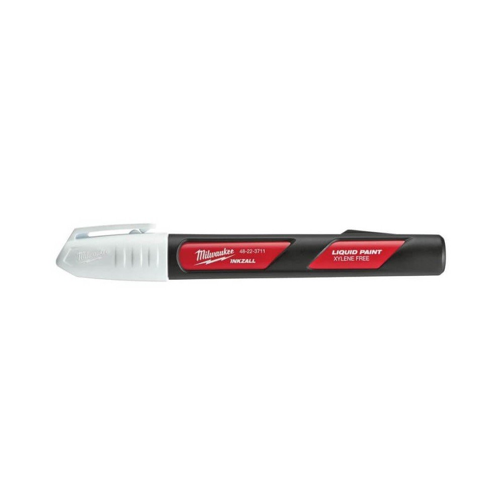 Skystų dažų žymeklis MILWAUKEE Inkzall, baltas-Žymekliai-Matavimo įrankiai-Milwaukee Accessories-irankiai-darbui Skystų dažų žymeklis MILWAUKEE Inkzall, baltas-Žymekliai-Matavimo įrankiai-Milwaukee Accessories-irankiai-darbui