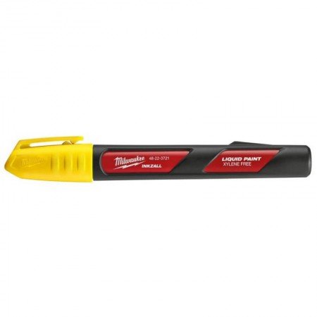 Skystų dažų žymeklis MILWAUKEE Inkzall, geltonas-Žymekliai-Matavimo įrankiai-Milwaukee Accessories-irankiai-darbui