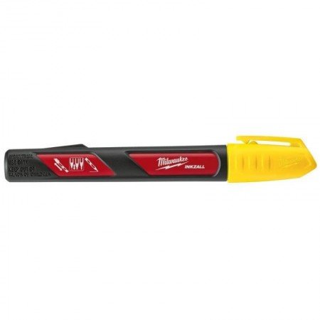 Skystų dažų žymeklis MILWAUKEE Inkzall, geltonas-Žymekliai-Matavimo įrankiai-Milwaukee Accessories-irankiai-darbui