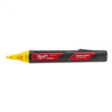 Skystų dažų žymeklis MILWAUKEE Inkzall, geltonas-Žymekliai-Matavimo įrankiai-Milwaukee Accessories-irankiai-darbui