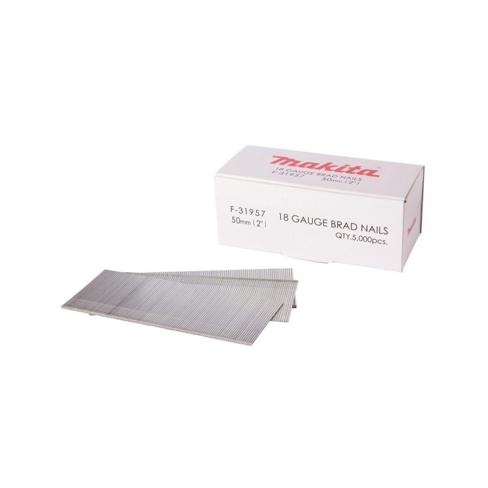 Smeigės MAKITA 1,2x50mm, 5000vnt.-Vinutės-Akumuliatoriniai kniedikliai, viniakalės-Makita Accessories-irankiai-darbui