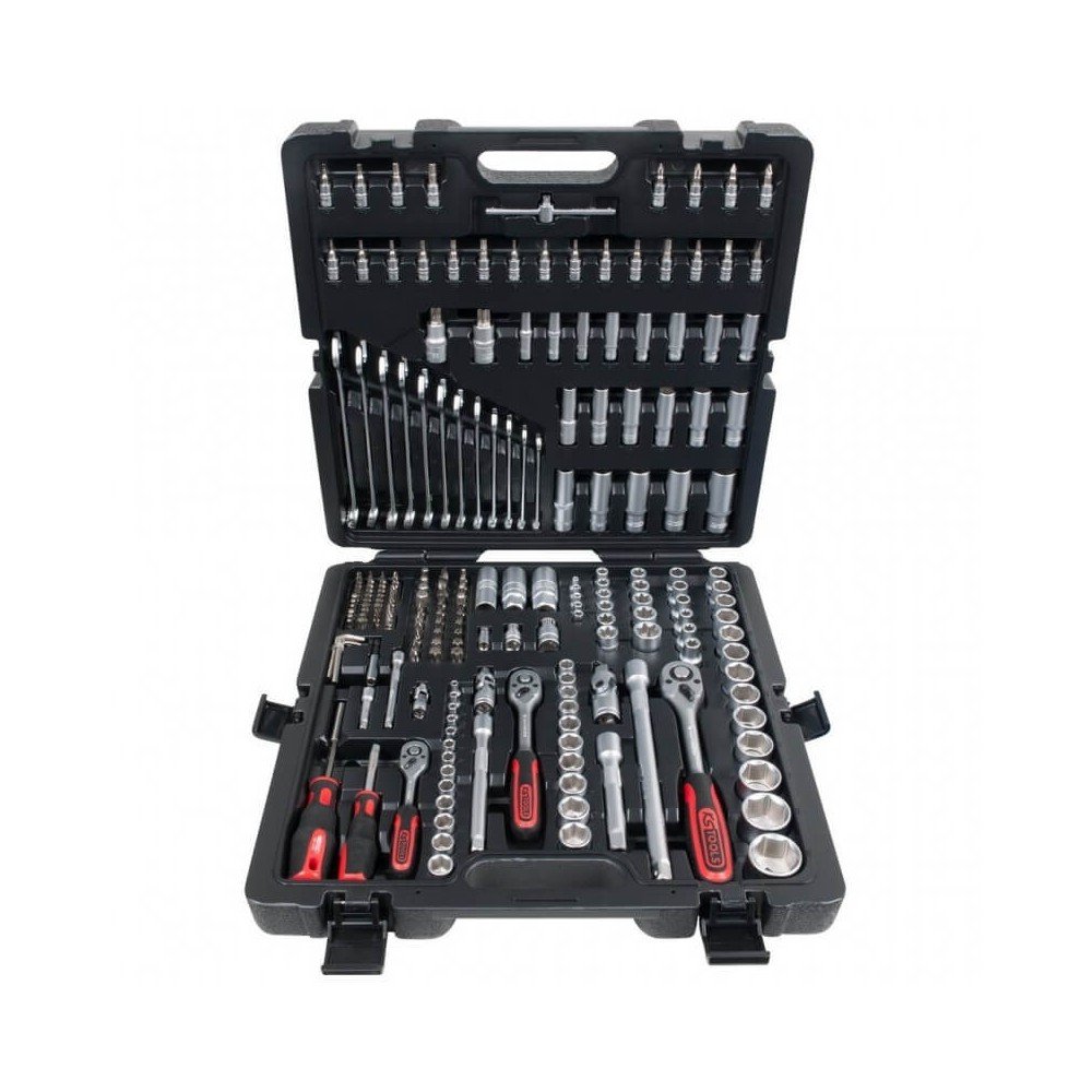 Raktų, terkšlių ir galvučių rinkinys KS TOOLS 1/4"+3/8"+1/2", 216 dalių-Galvutės, galvučių rinkiniai-Autoserviso įranga-KsTools- Raktų, terkšlių ir galvučių rinkinys KS TOOLS 1/4"+3/8"+1/2", 216 dalių-Galvutės, galvučių rinkiniai-Autoserviso įranga-KsTools-