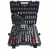 Raktų, terkšlių ir galvučių rinkinys KS TOOLS 1/4"+3/8"+1/2", 216 dalių-Galvutės, galvučių rinkiniai-Autoserviso įranga-KsTools-