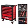 Vežimėlis su 215vnt. įrankių KS TOOLS RACINGline, 7 stalčiai-Įrankių vežimėliai-Autoserviso įranga-KsTools-irankiai-darbui