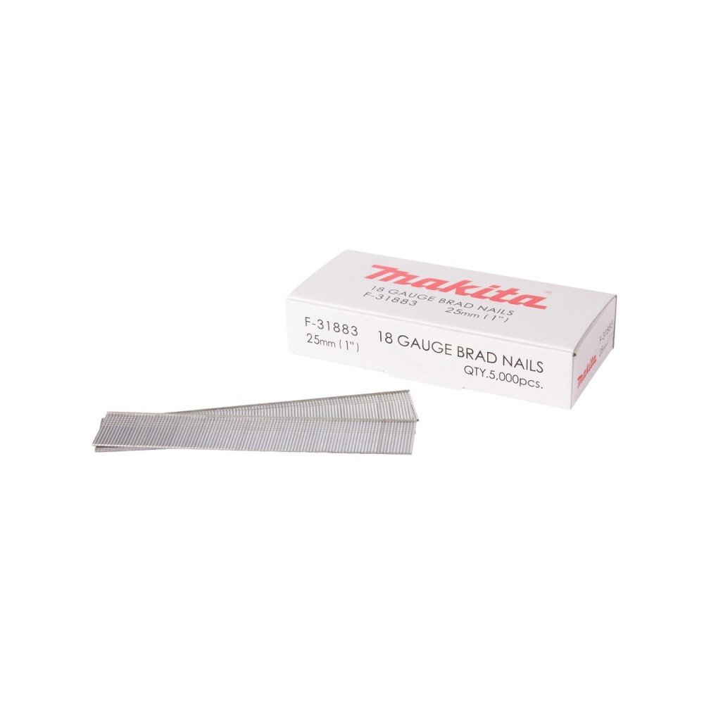 Smeigės MAKITA 1,2x25mm, 5000vnt.-Vinutės-Akumuliatoriniai kniedikliai, viniakalės-Makita Accessories-irankiai-darbui