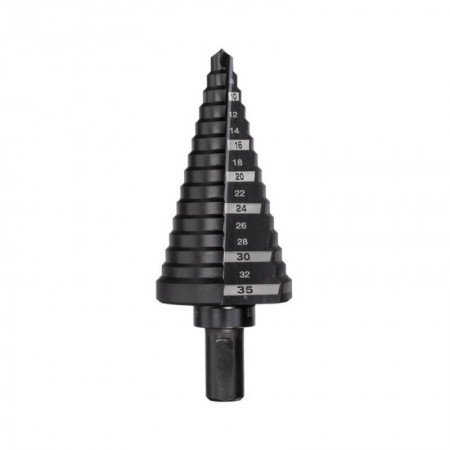 Pakopinis grąžtas MILWAUKEE 6-35mm-Pakopiniai vamzdžių ir lakštų grąžtai-Metalo grąžtai, frezos-Milwaukee Accessories-irankiai-d