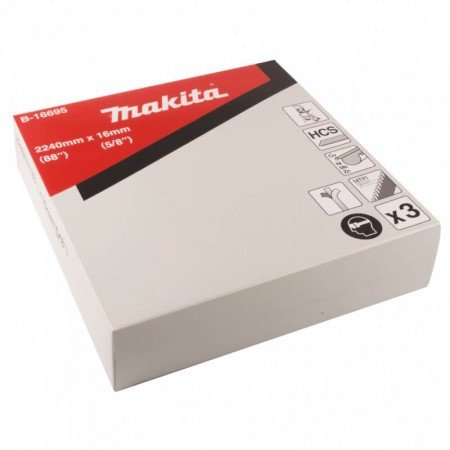 Pjovimo juosta minkštam metalui MAKITA 16x0,5x2240 14T-Metalo pjovimo juostos-Medžio pjovimo staklės-Makita Accessories-irankiai