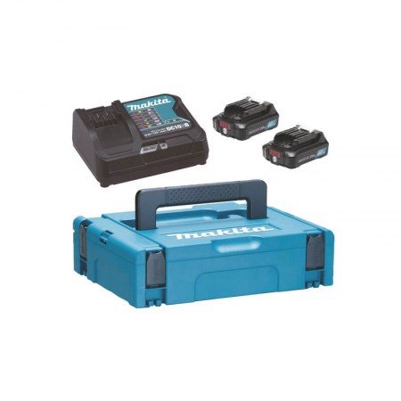 Akumuliatorių ir įkroviklio komplektas MAKITA PowerPack 12V Max 2,0Ah-Įrankių akumuliatoriai ir jų priedai-Akumuliatoriniai įran