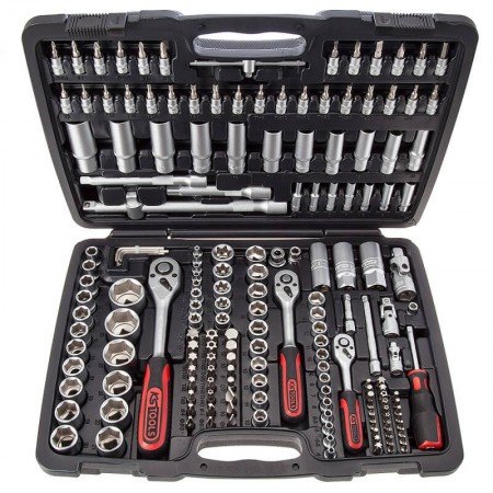 179 dalių terkšlių ir galvučių rinkinys KS TOOLS 917.0779-Galvutės, galvučių rinkiniai-Autoserviso įranga-KsTools-irankiai-darbu