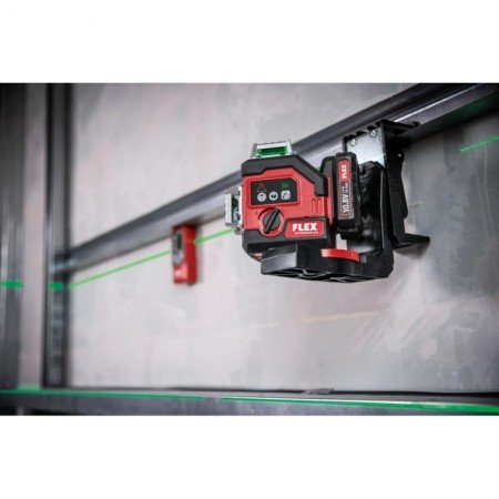 Lazerinis nivelyras FLEX ALC 3/360-G/R 10,8-Nivelyrai-Matavimo įrankiai-FLEX-irankiai-darbui