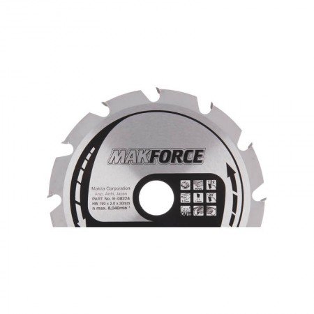 Pjovimo diskas MAKITA 190x30/20/16x2,0mm 12T 5704R 5705R-Medžio pjovimo diskai-Medžio pjovimo staklės-Makita Accessories-irankia