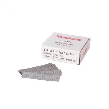 Plieninės smeigės MAKITA 0,6x18mm, 10000 vnt.-Vinutės-Akumuliatoriniai kniedikliai, viniakalės-Makita Accessories-irankiai-darbu