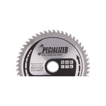 Pjovimo diskas aliuminiui MAKITA 150x20x1,6mm 52T-Metalo pjovimo diskai-Pjovimo diskai-Makita Accessories-irankiai-darbui