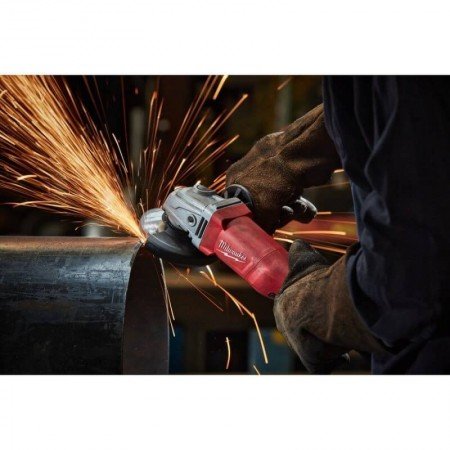 Kampinis šlifuoklis MILWAUKEE AGV 13 - 125 XSPDE-Šlifavimo įrankiai-Elektriniai įrankiai-Milwaukee-irankiai-darbui
