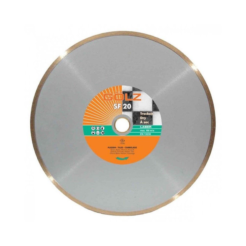 Deimantinis diskas keramikai GOLZ SF20 Ø180x25,4mm-Deimantiniai diskai-Pjovimo diskai-Golz-irankiai-darbui