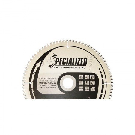 Laminato pjovimo diskas MAKITA 260x30mm 84T-Medžio pjovimo diskai-Medžio pjovimo staklės-Makita Accessories-irankiai-darbui