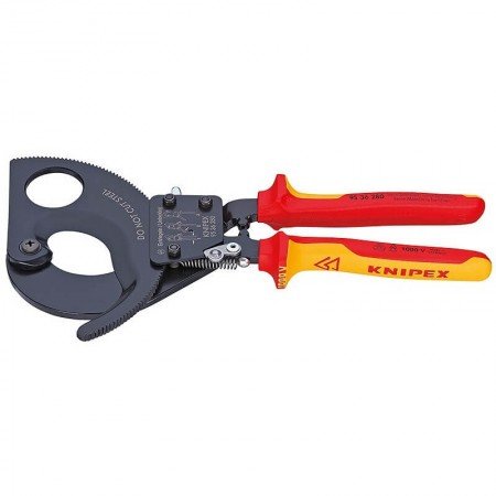 Terkšlinės kabelio žirklės 280mm KNIPEX 9536-Žirklės-Rankiniai įrankiai-Knipex-irankiai-darbui