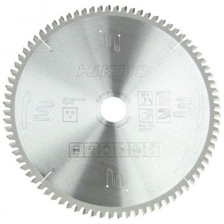 Aliuminio pjovimo diskas HiKOKI Z80 TCG 255x30mm-Metalo pjovimo diskai-Pjovimo diskai-HiKOKI Accessories-irankiai-darbui