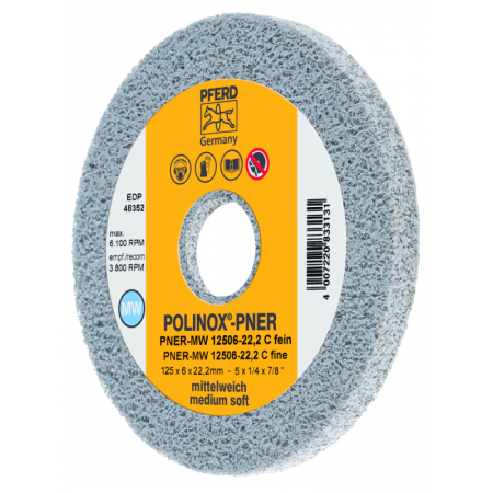 Poliravimo diskas PFERD PNER-MW 12506-22,2 SiC F-Poliravimo priemonės-Abrazyvai-Pferd-irankiai-darbui