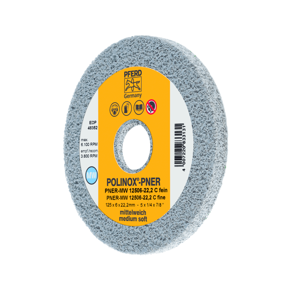 Poliravimo diskas PFERD PNER-MW 12506-22,2 SiC F-Poliravimo priemonės-Abrazyvai-Pferd-irankiai-darbui Poliravimo diskas PFERD PNER-MW 12506-22,2 SiC F-Poliravimo priemonės-Abrazyvai-Pferd-irankiai-darbui