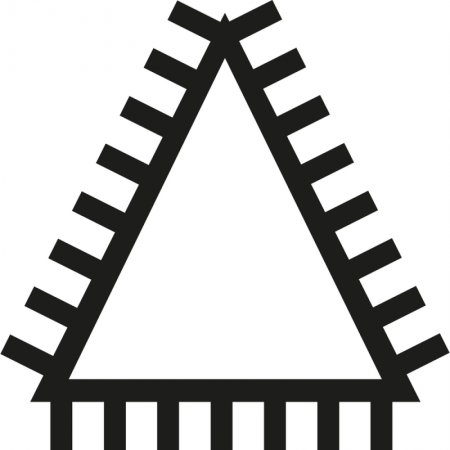 Trikampė dildė PFERD PF1132 H1 200 mm-Dildės-Rankiniai įrankiai-Pferd-irankiai-darbui