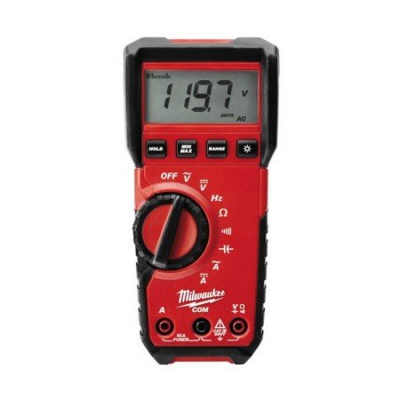 Multimetras MILWAUKEE 2216-40, 10 amp.-Kiti matavimo prietaisai-Matavimo įrankiai-Milwaukee-irankiai-darbui