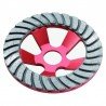 Deimantinis šlifavimo diskas FLEX Turbo-Jet 125x22,2mm-Deimantinės karūnos ir lėkštelės-Priedai įrankiams-FLEX Accessories-irank