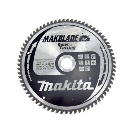 Pjovimo diskas MAKITA 260x30x2,3mm 70T 5°-Medžio pjovimo diskai-Medžio pjovimo staklės-Makita Accessories-irankiai-darbui