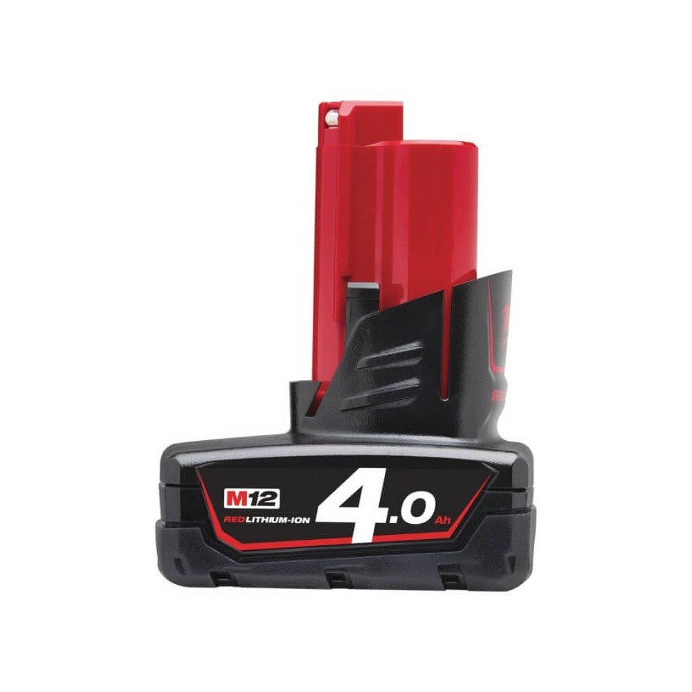 Akumuliatorius MILWAUKEE M12 B4 4.0Ah-Įrankių akumuliatoriai ir jų priedai-Akumuliatoriniai įrankiai-Milwaukee-irankiai-darbui Akumuliatorius MILWAUKEE M12 B4 4.0Ah-Įrankių akumuliatoriai ir jų priedai-Akumuliatoriniai įrankiai-Milwaukee-irankiai-darbui