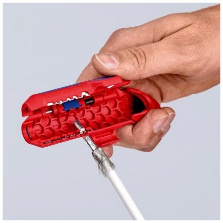 Universalus nuizoliavimo įrankis KNIPEX ErgoStrip-Laidų nuizoliavimui-Replės-Knipex-irankiai-darbui