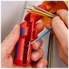 Universalus nuizoliavimo įrankis KNIPEX ErgoStrip-Laidų nuizoliavimui-Replės-Knipex-irankiai-darbui