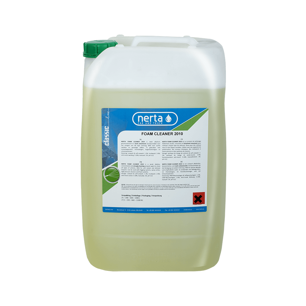 Šampūnas automobiliams NERTA Foam Cleaner 2010, 25 L-Automobilių plovimo chemija-Plovimo chemija-Nerta-irankiai-darbui Šampūnas automobiliams NERTA Foam Cleaner 2010, 25 L-Automobilių plovimo chemija-Plovimo chemija-Nerta-irankiai-darbui