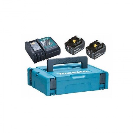 Akumuliatorių ir įkroviklio komplektas MAKITA 197624-2 PowerPack 18V 5,0Ah-Įrankių akumuliatoriai ir jų priedai-Akumuliatoriniai