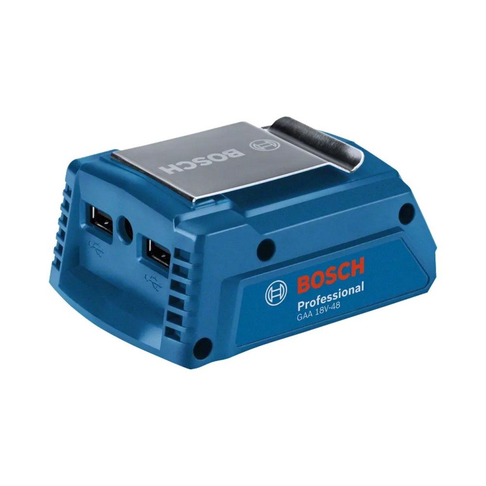 USB įkrovimo stotelė BOSCH GAA 18V-48-Įrankių akumuliatoriai ir jų priedai-Akumuliatoriniai įrankiai-Bosch-irankiai-darbui