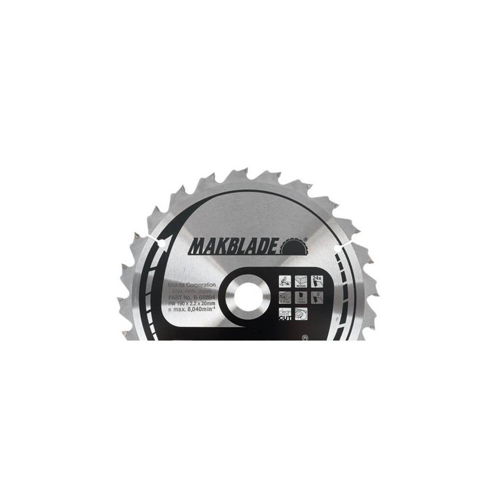 Pjovimo diskas medžiui 190x20x2,2mm 24T Standart MAKITA-Medžio pjovimo diskai-Medžio pjovimo staklės-Makita Accessories-irankiai Pjovimo diskas medžiui 190x20x2,2mm 24T Standart MAKITA-Medžio pjovimo diskai-Medžio pjovimo staklės-Makita Accessories-irankiai