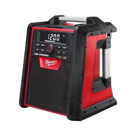 Radijas / įkroviklis MILWAUKEE M18 RC-0-Radijo imtuvai, kolonėlės-Akumuliatoriniai įrankiai-Milwaukee-irankiai-darbui
