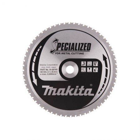 Metalo pjovimo diskas 305x25,4x2,1mm 60T 0° MAKITA-Metalo pjovimo diskai-Pjovimo diskai-Makita Accessories-irankiai-darbui