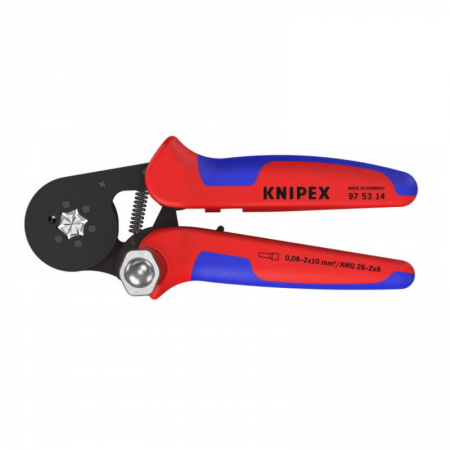 Antgalių užspaudimo replės su savaiminiu susireguliavimu KNIPEX 975314-Antgalių presavimo replės-Replės-Knipex-irankiai-darbui