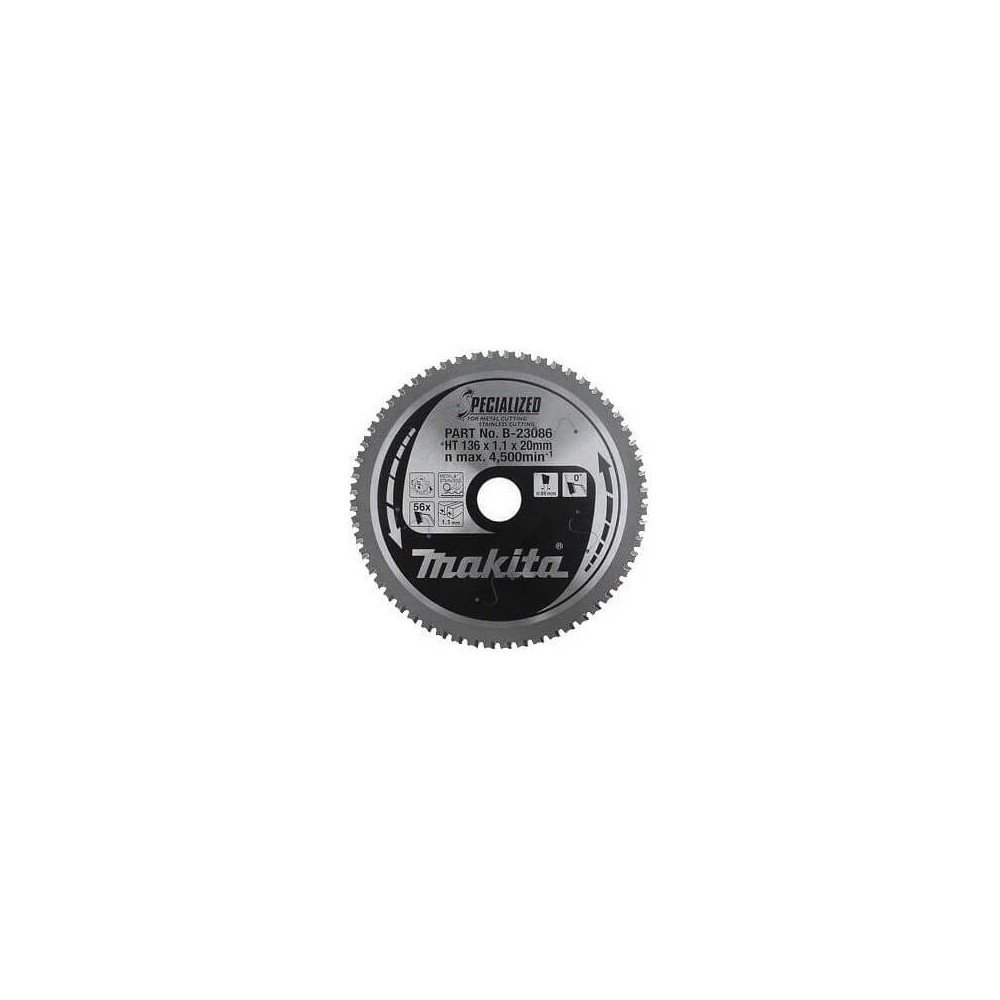 Pjovimo diskas MAKITA 136x20x1,6mm 50T ALU-Metalo pjovimo diskai-Pjovimo diskai-Makita Accessories-irankiai-darbui