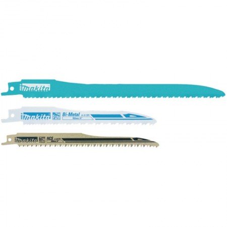 MAKITA B-13677 tiesinio pjūklo pjūklelių komplektas 3vnt.-Pjūkleliai tiesiniams pjūklams-Akumuliatoriniai pjovimo įrankiai-Makit